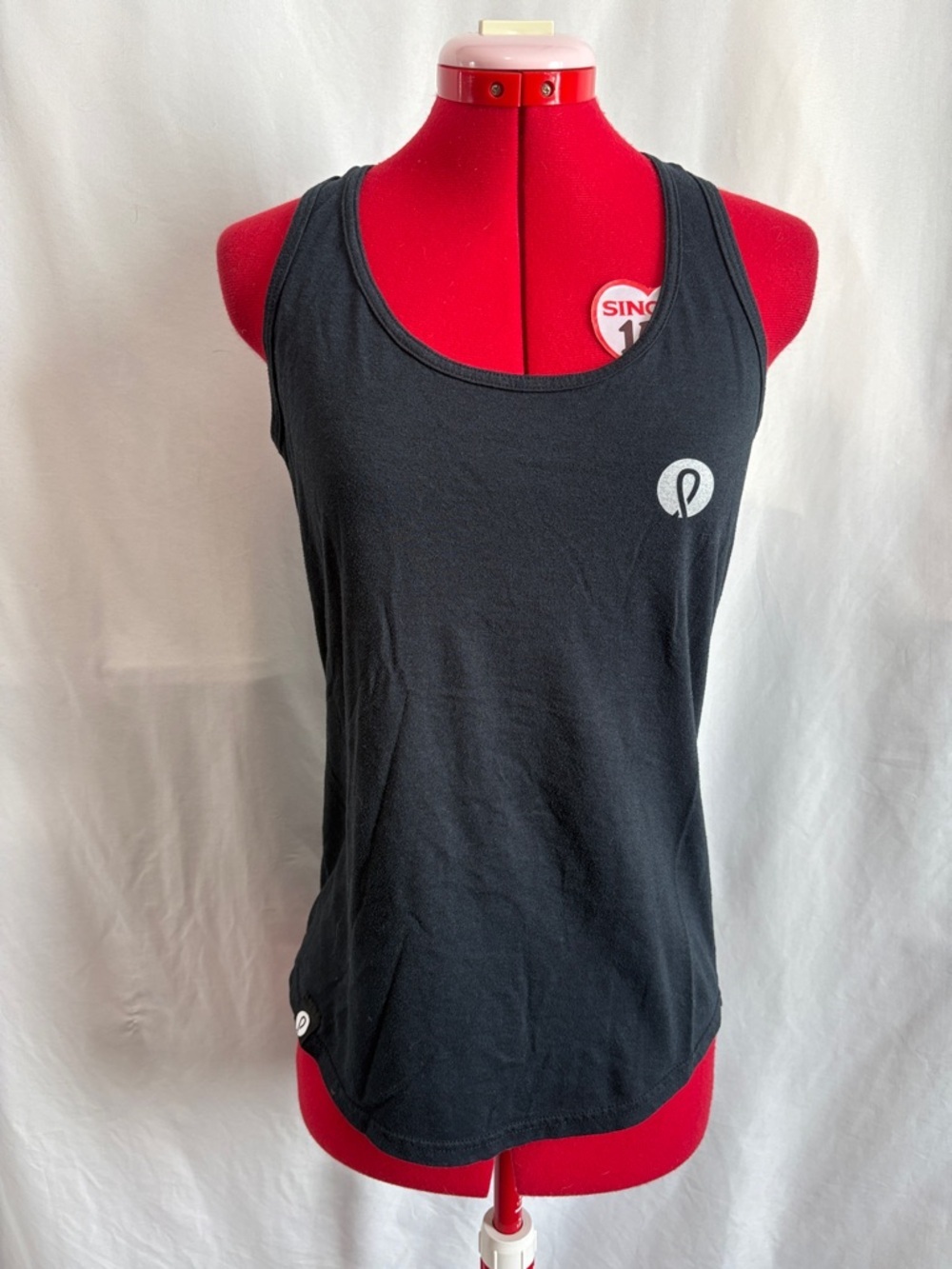 Women's Black Racerback Tank Top MM289